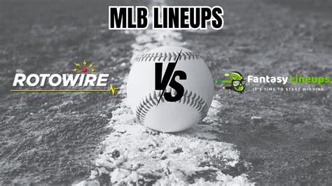 mlb lineups rotowire